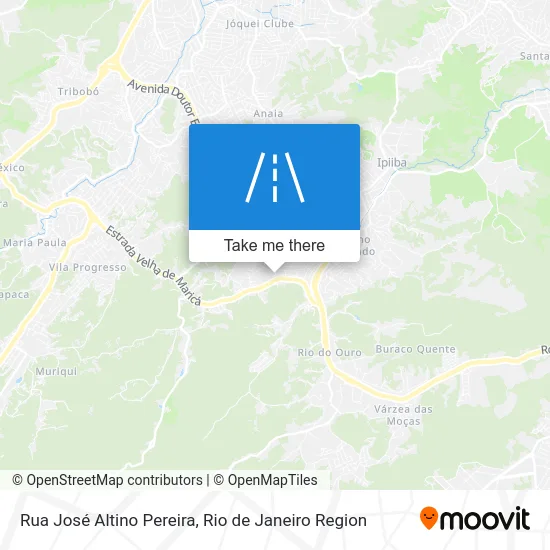Rua José Altino Pereira map