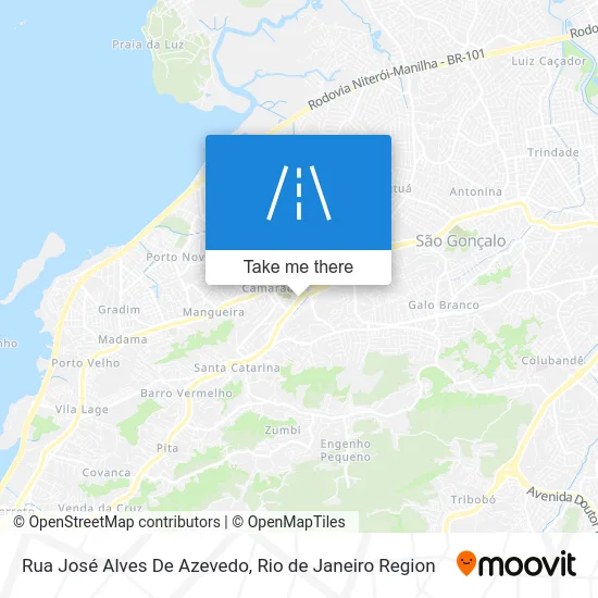 Rua José Alves De Azevedo map