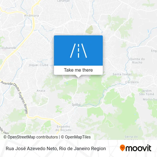 Rua José Azevedo Neto map
