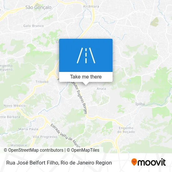 Rua José Belfort Filho map