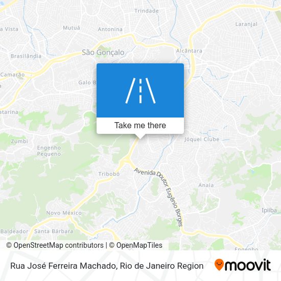 Rua José Ferreira Machado map
