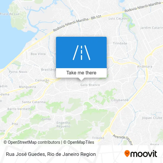 Rua José Guedes map