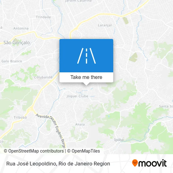 Rua José Leopoldino map