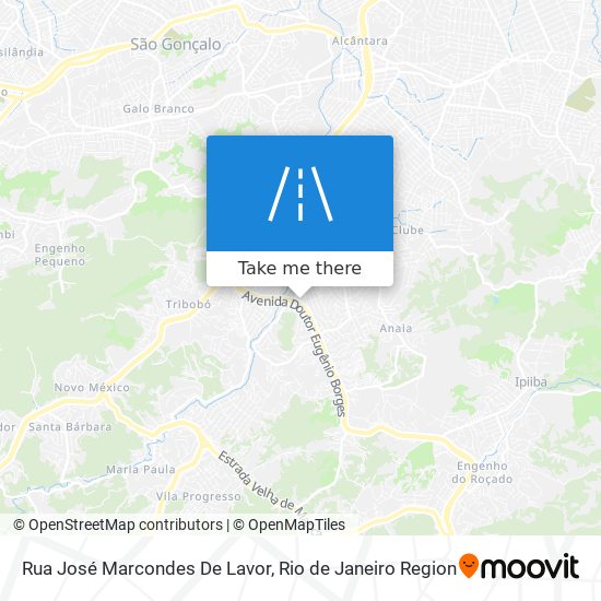 Mapa Rua José Marcondes De Lavor