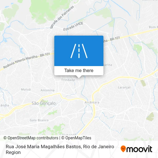 Rua José Maria Magalhães Bastos map