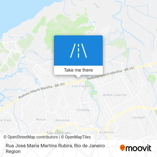 Rua José Maria Martins Rubira map