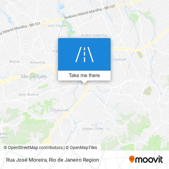 Mapa Rua José Moreira