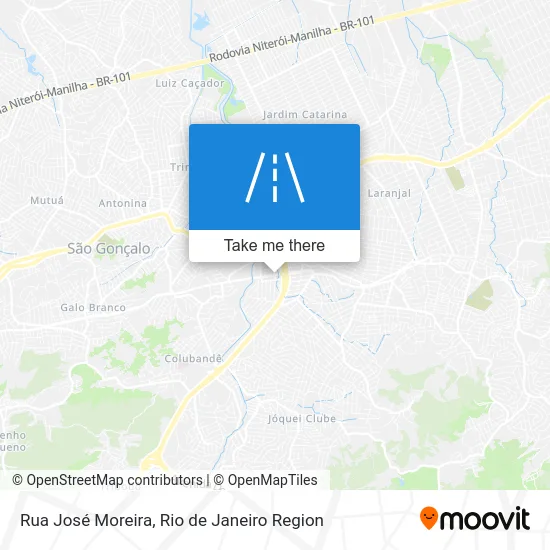 Rua José Moreira map