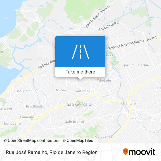 Rua José Ramalho map