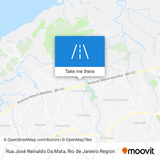 Rua José Reinaldo Da Mata map