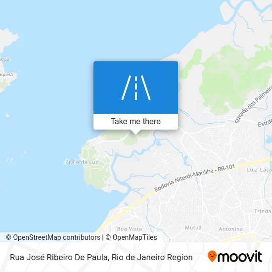Rua José Ribeiro De Paula map