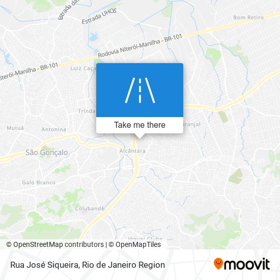 Mapa Rua José Siqueira