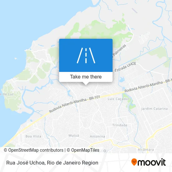 Rua José Uchoa map