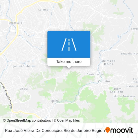 Rua José Vieira Da Conceição map