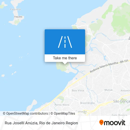 Rua Josellí Anúzia map