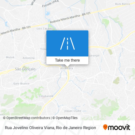 Rua Jovelino Oliveira Viana map