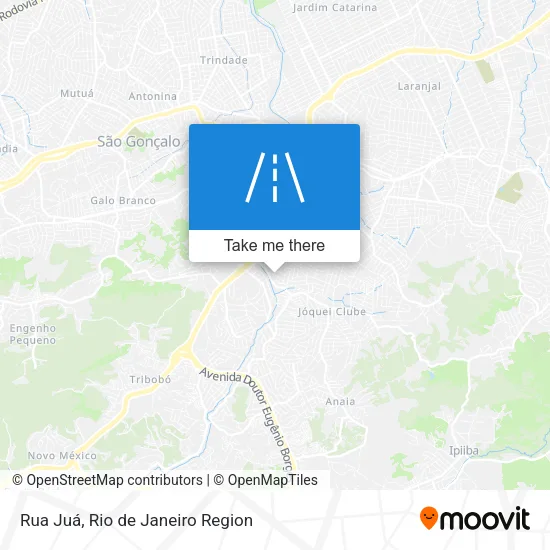 Rua Juá map