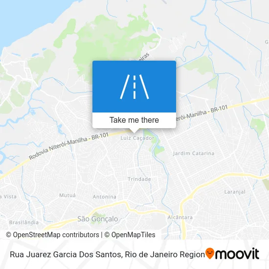 Rua Juarez Garcia Dos Santos map