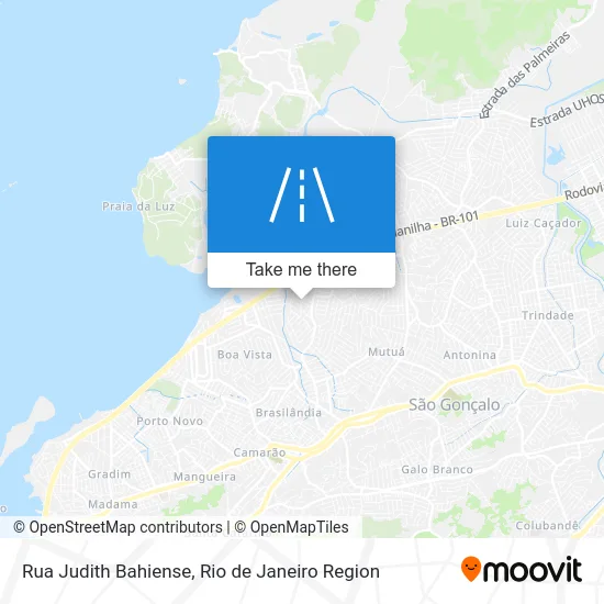 Rua Judith Bahiense map