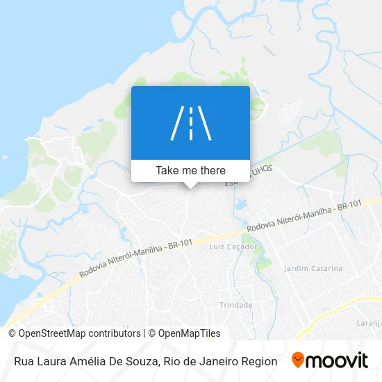 Rua Laura Amélia De Souza map