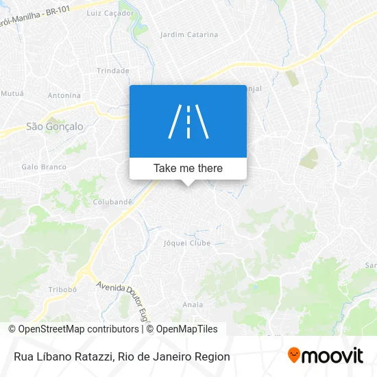 Rua Líbano Ratazzi map