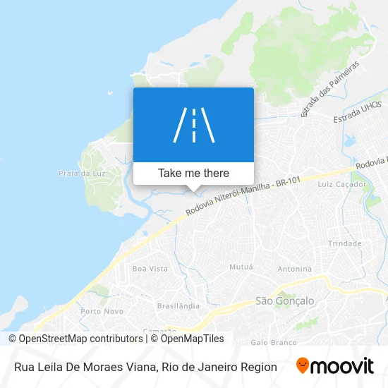 Rua Leila De Moraes Viana map