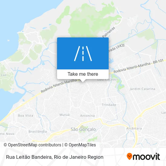 Rua Leitão Bandeira map