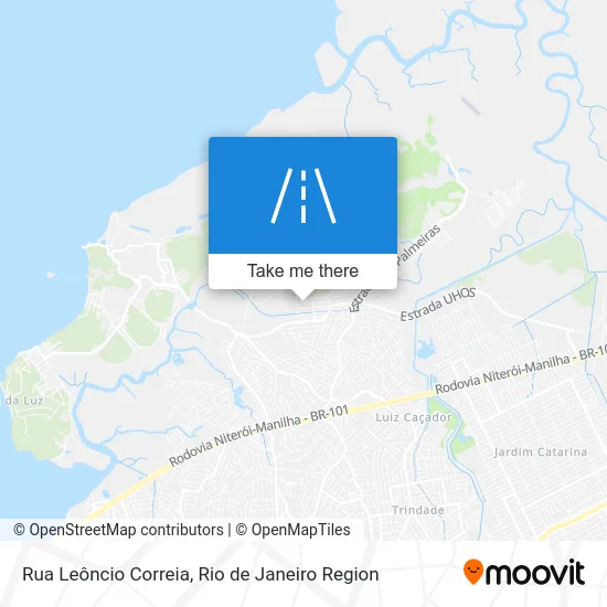 Rua Leôncio Correia map