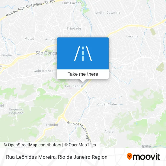 Rua Leônidas Moreira map