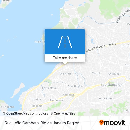 Rua Leão Gambeta map