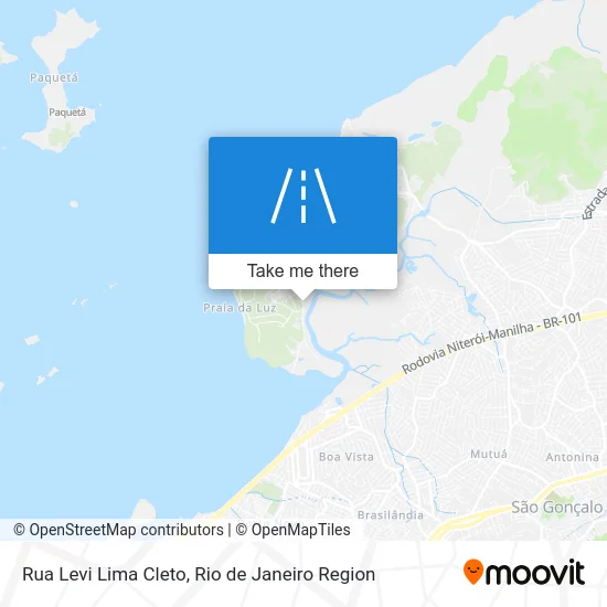 Rua Levi Lima Cleto map