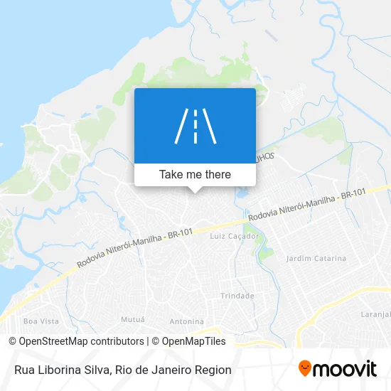 Rua Liborina Silva map