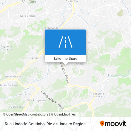 Rua Lindolfo Coutinho map