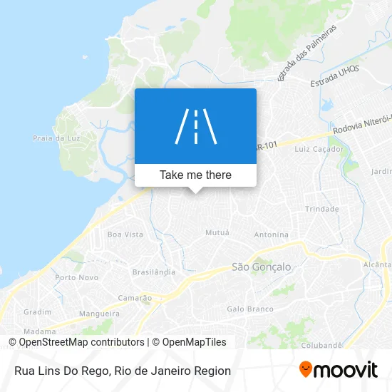 Rua Lins Do Rego map