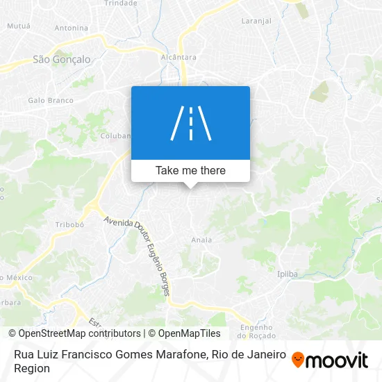 Rua Luiz Francisco Gomes Marafone map