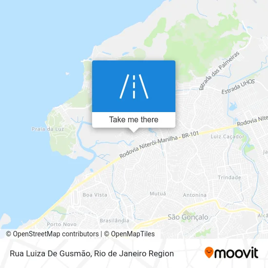 Rua Luiza De Gusmão map