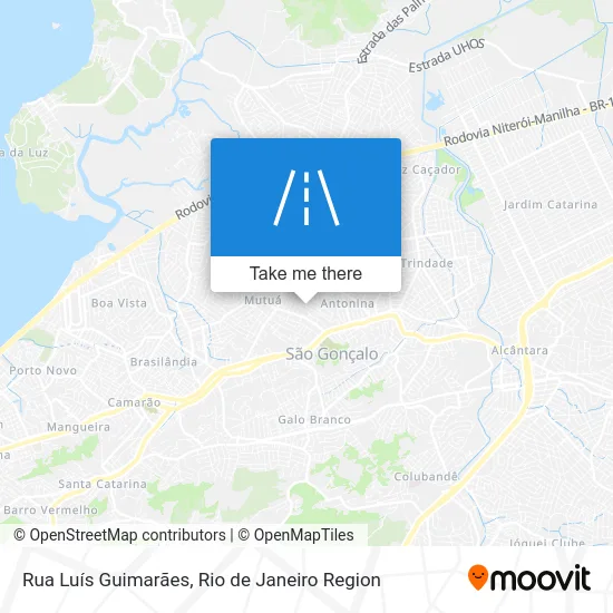 Rua Luís Guimarães map