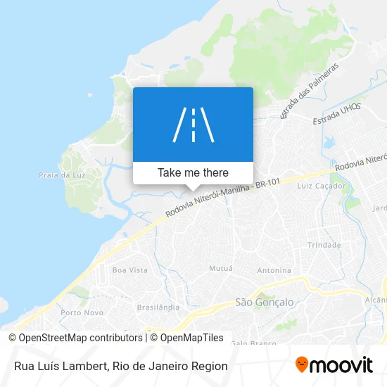 Rua Luís Lambert map