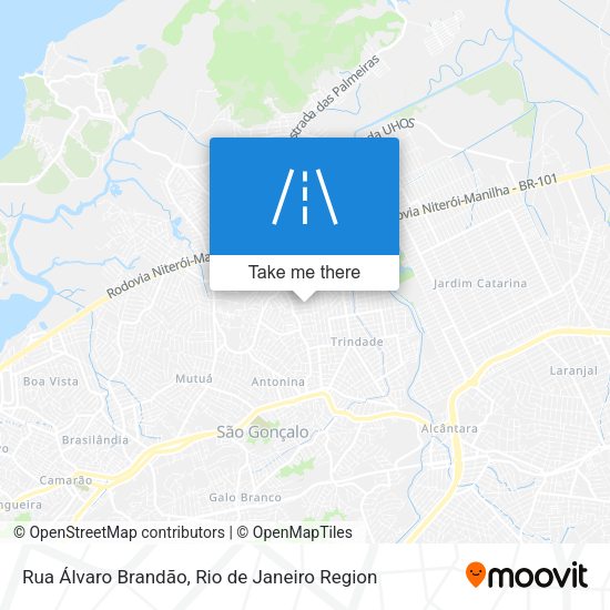 Rua Álvaro Brandão map