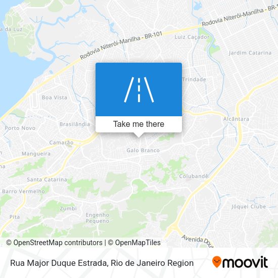 Rua Major Duque Estrada map