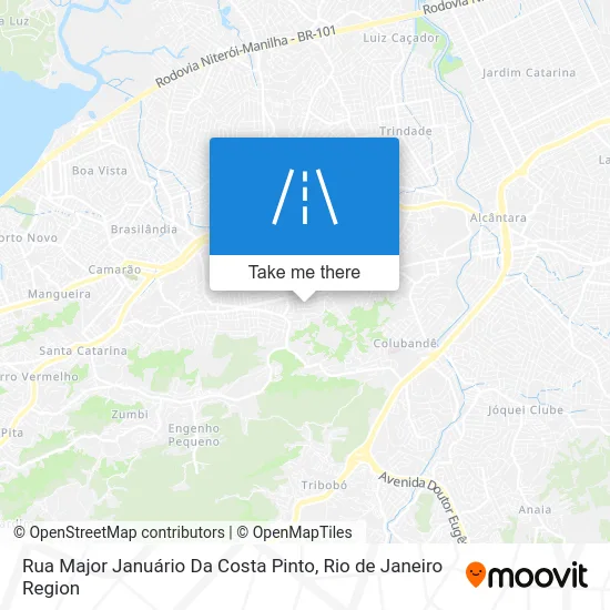 Rua Major Januário Da Costa Pinto map