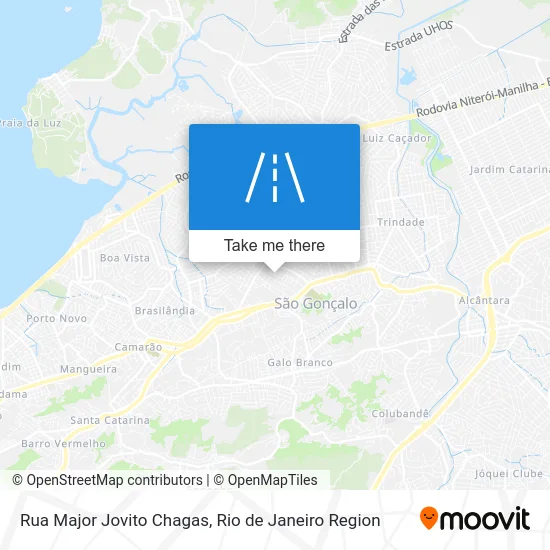 Rua Major Jovito Chagas map