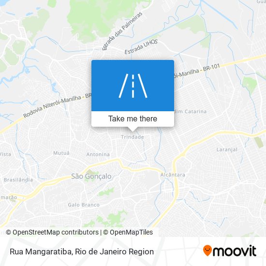 Rua Mangaratiba map