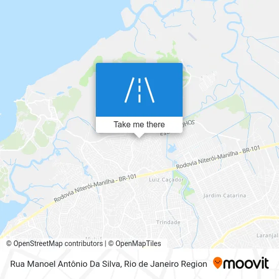 Rua Manoel Antônio Da Silva map