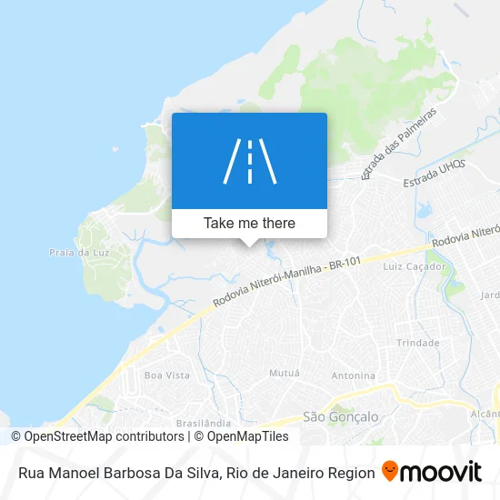 Rua Manoel Barbosa Da Silva map