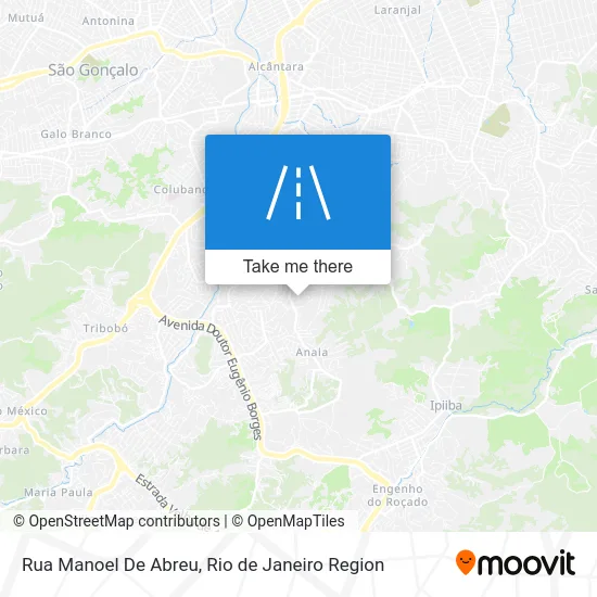 Rua Manoel De Abreu map