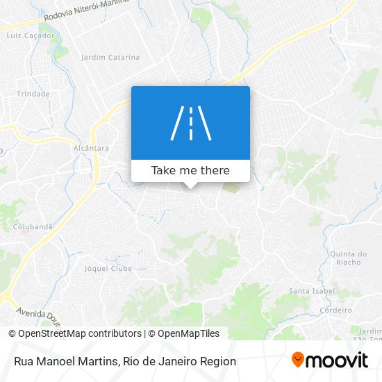 Mapa Rua Manoel Martins