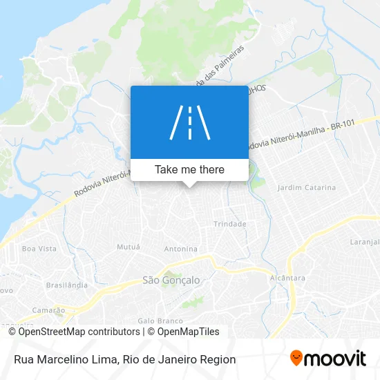 Rua Marcelino Lima map