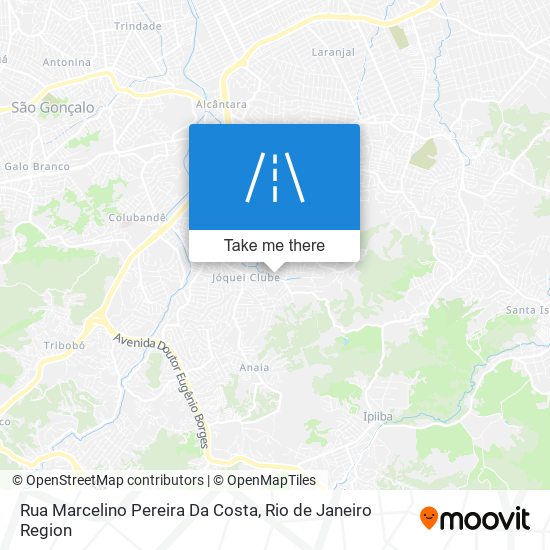 Mapa Rua Marcelino Pereira Da Costa