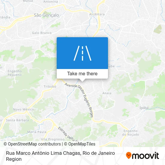 Rua Marco Antônio Lima Chagas map